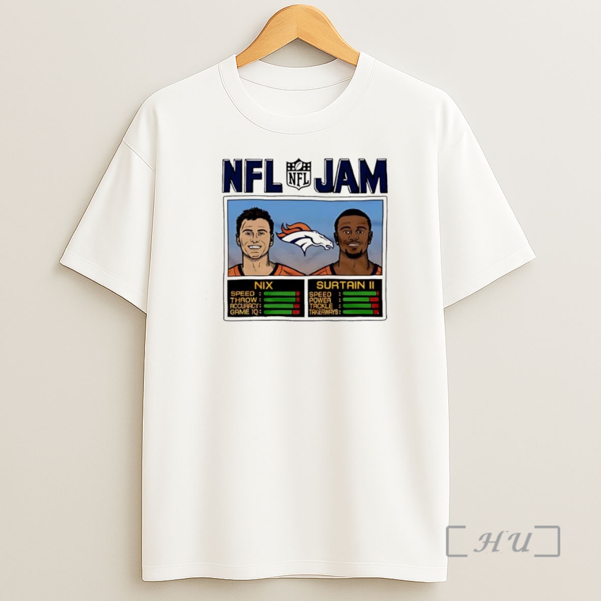 Officials Nfl Jam Broncos Nix And Surtain Ii Denver Broncos Premium Shirt Sweatshirt Tee