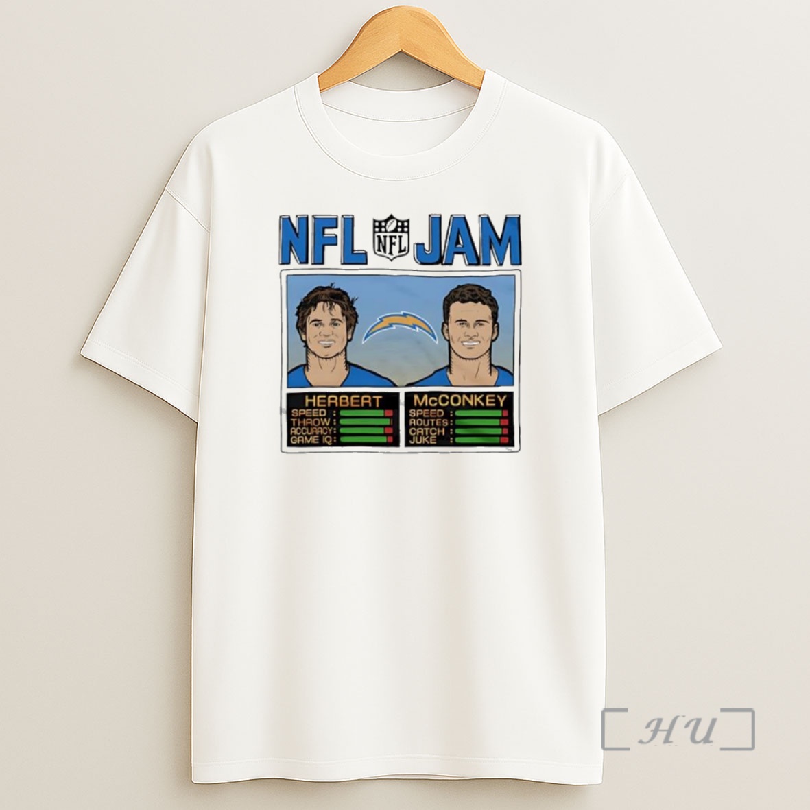 Officials Nfl Jam Chargers Herbert And Mcconkey Los Angeles Chargers Premium Shirt Sweatshirt Tee