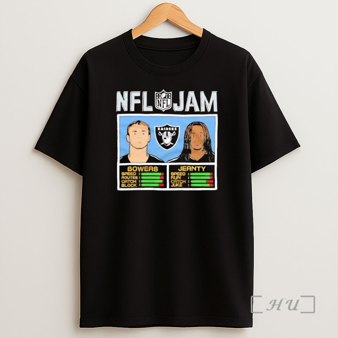 Officials Nfl Jam Raiders Bowers And Jeanty Las Vegas Raiders Premium Shirt Sweatshirt Tee