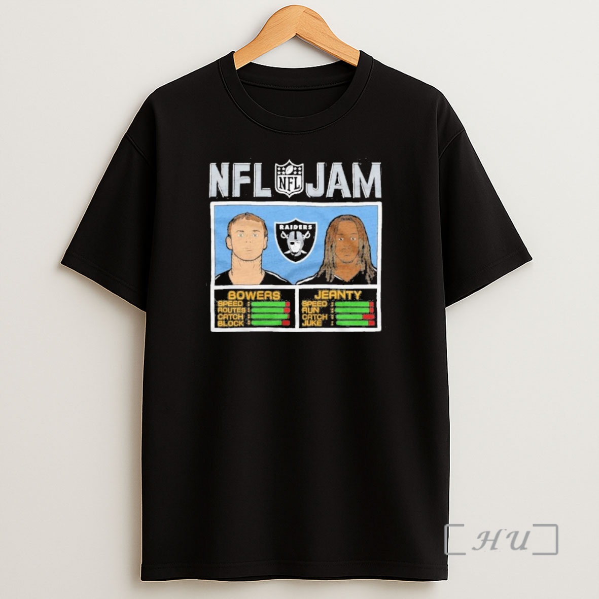 Officials Nfl Jam Raiders Bowers And Jeanty Premium Shirt Sweatshirt Tee