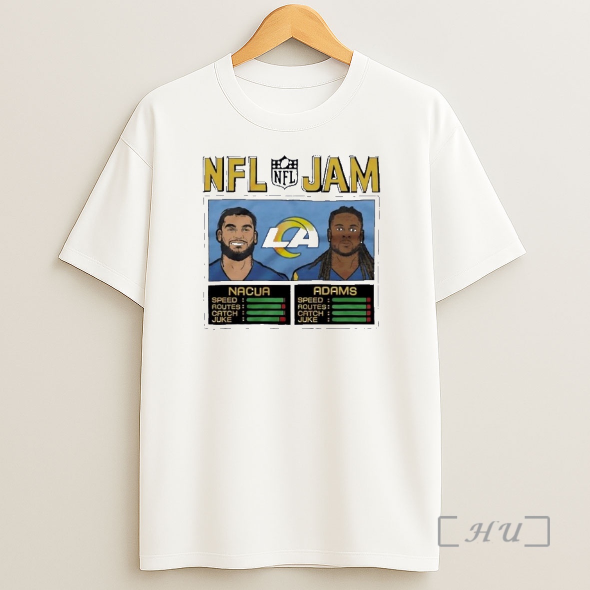 Officials Nfl Jam Rams Nacua And Adams Premium Shirt Sweatshirt Tee