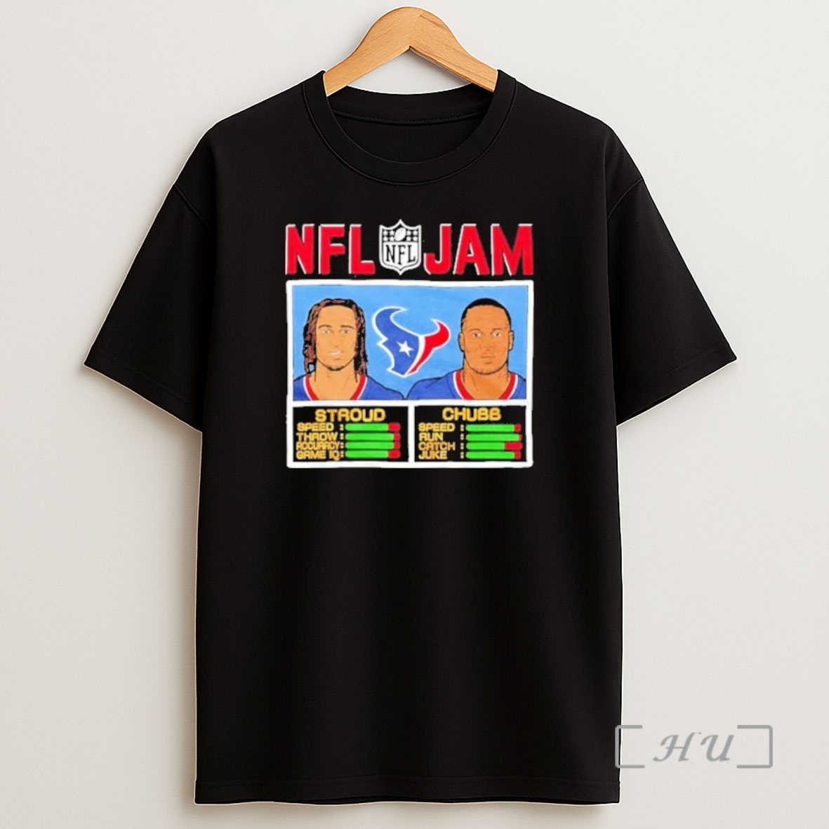 Officials Nfl Jam Texans Stroud And Chubb Premium Shirt Sweatshirt Tee