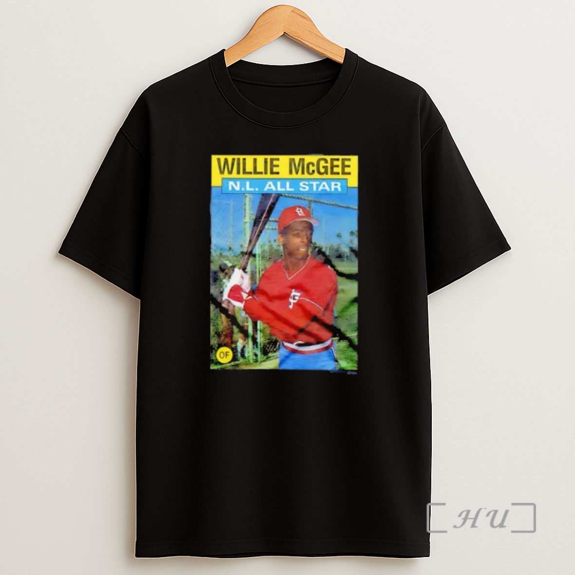 Officials Nl Mvp Of 1986 Topps Baseball Willie Mcgee Cardinals Graphic Premium Shirt Sweatshirt Tee