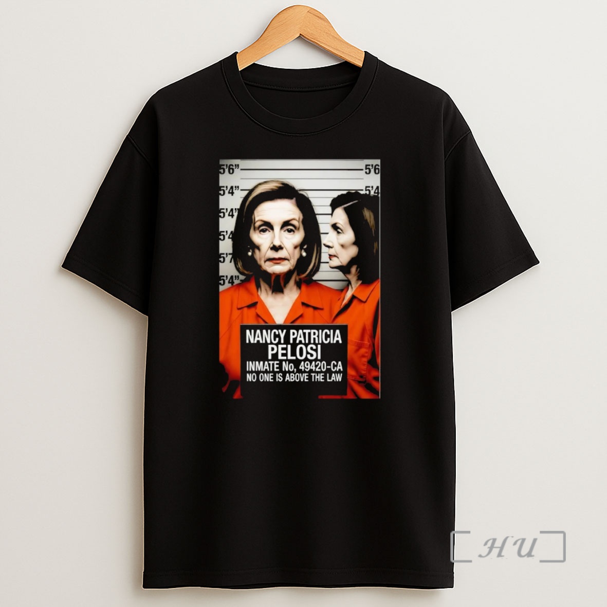 Officials Nancy Pelosi Mugshot No One Is Above The Law Premium Shirt Sweatshirt Tee