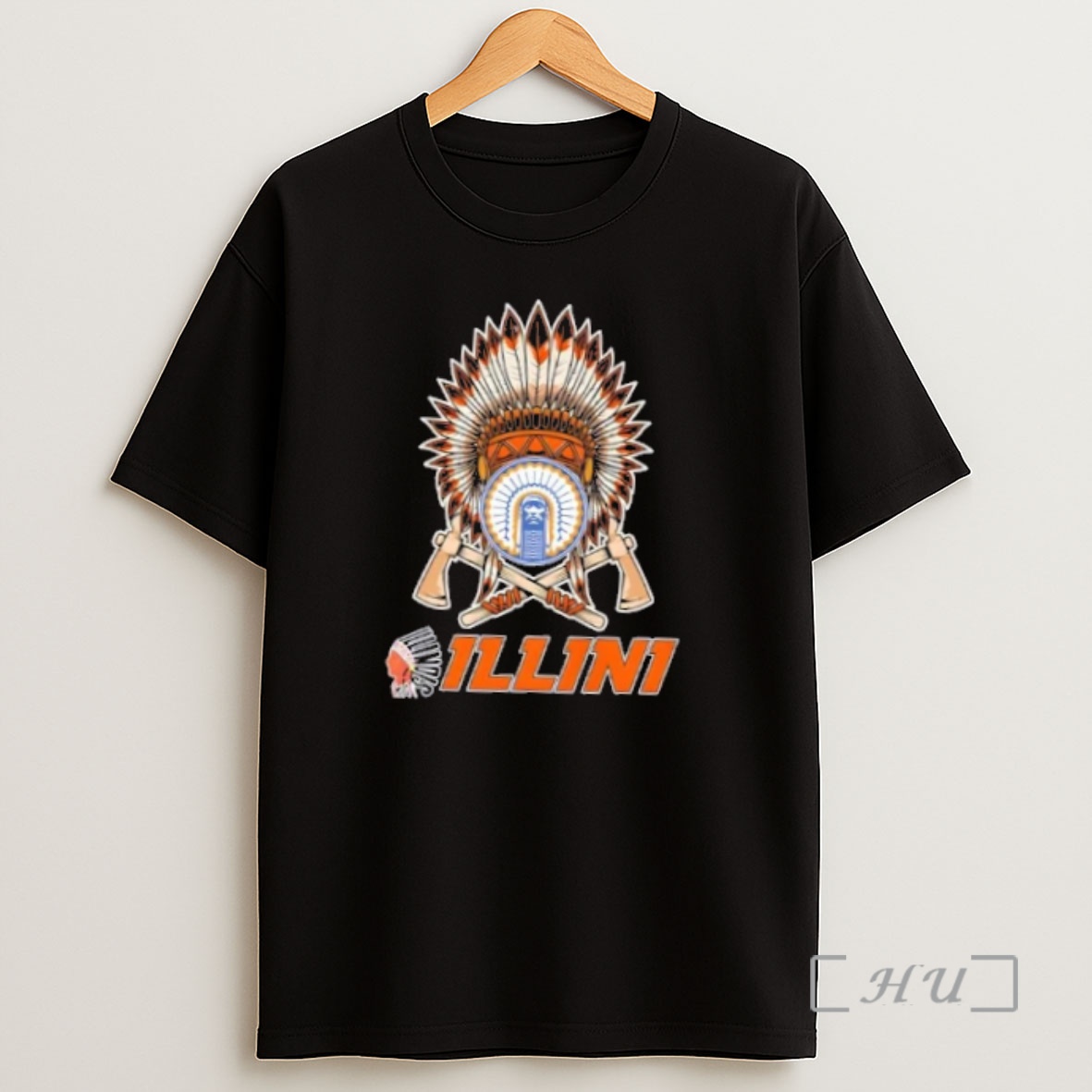 Officials Native American X Illinois Fighting Illini Graphic Premium Shirt Sweatshirt Tee