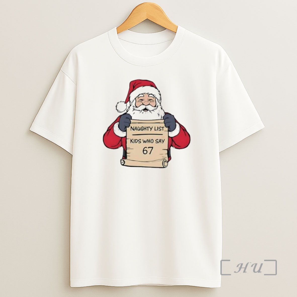 Officials Naughty List Kids Who Say 67 Santa Premium Shirt Sweatshirt Tee