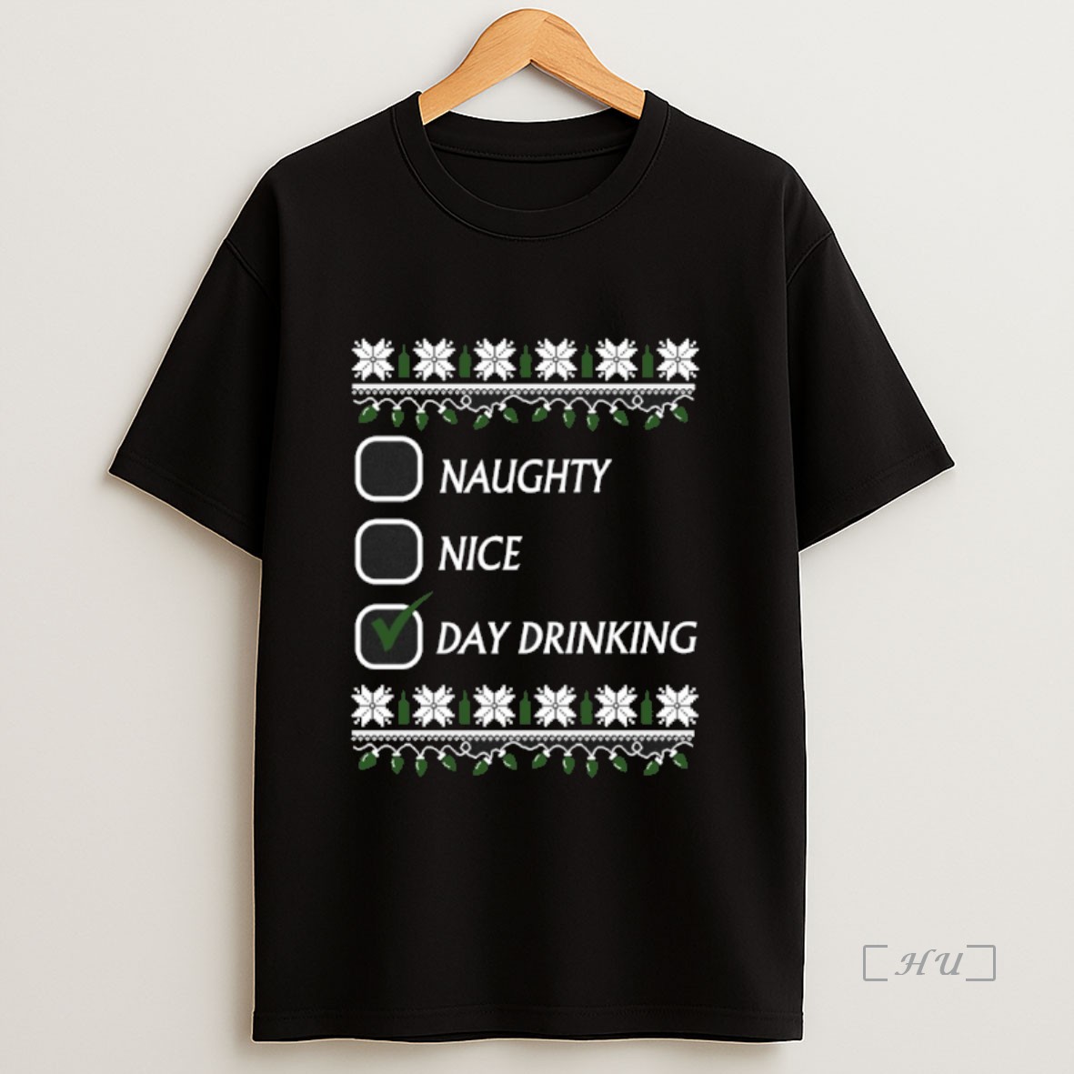 Officials Naughty Nice Day Drinking Ugly Christmas 2025 Premium Shirt Sweatshirt Tee