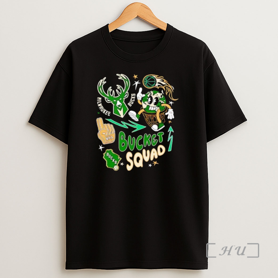 Officials Nba Milwaukee Bucks Buckie Squad Stylish 2025 Premium Shirt Sweatshirt Tee