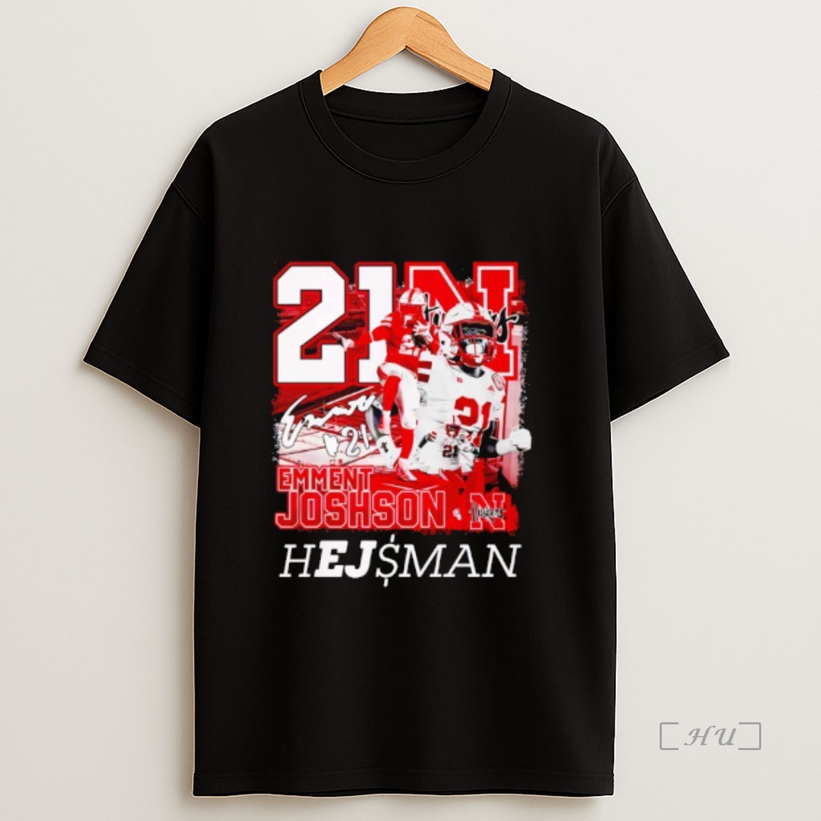 Officials Nebraska Cornhuskers Emmett Joshson Hejsman 21 Forever Premium Shirt Sweatshirt Tee