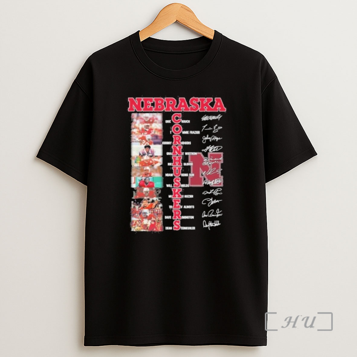 Officials Nebraska Cornhuskers Football Legends Players Signatures Premium Shirt Sweatshirt Tee