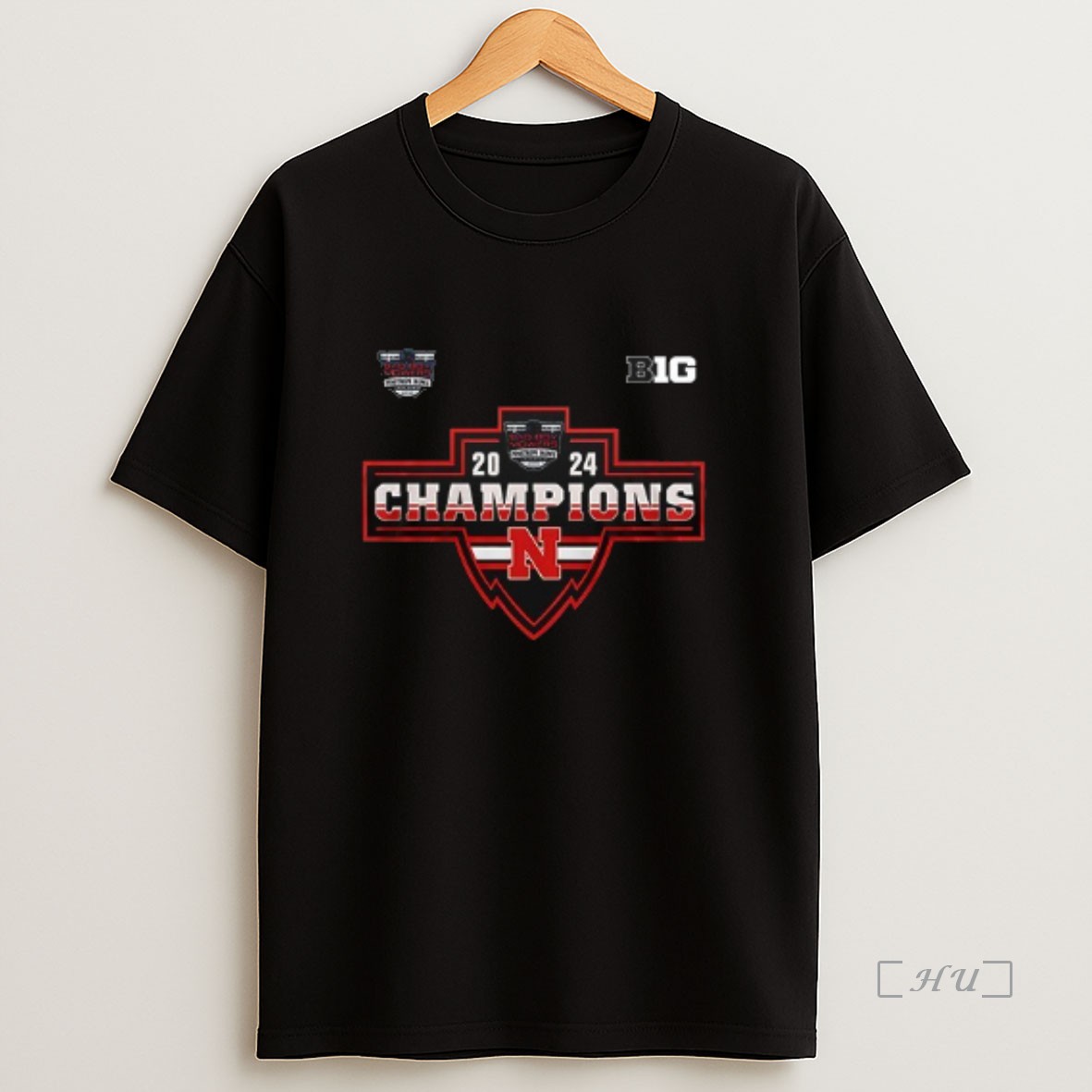 Officials Nebraska Cornhuskers Pinstripe Bowl Logo Double Sided Graphic Premium Shirt Sweatshirt Tee