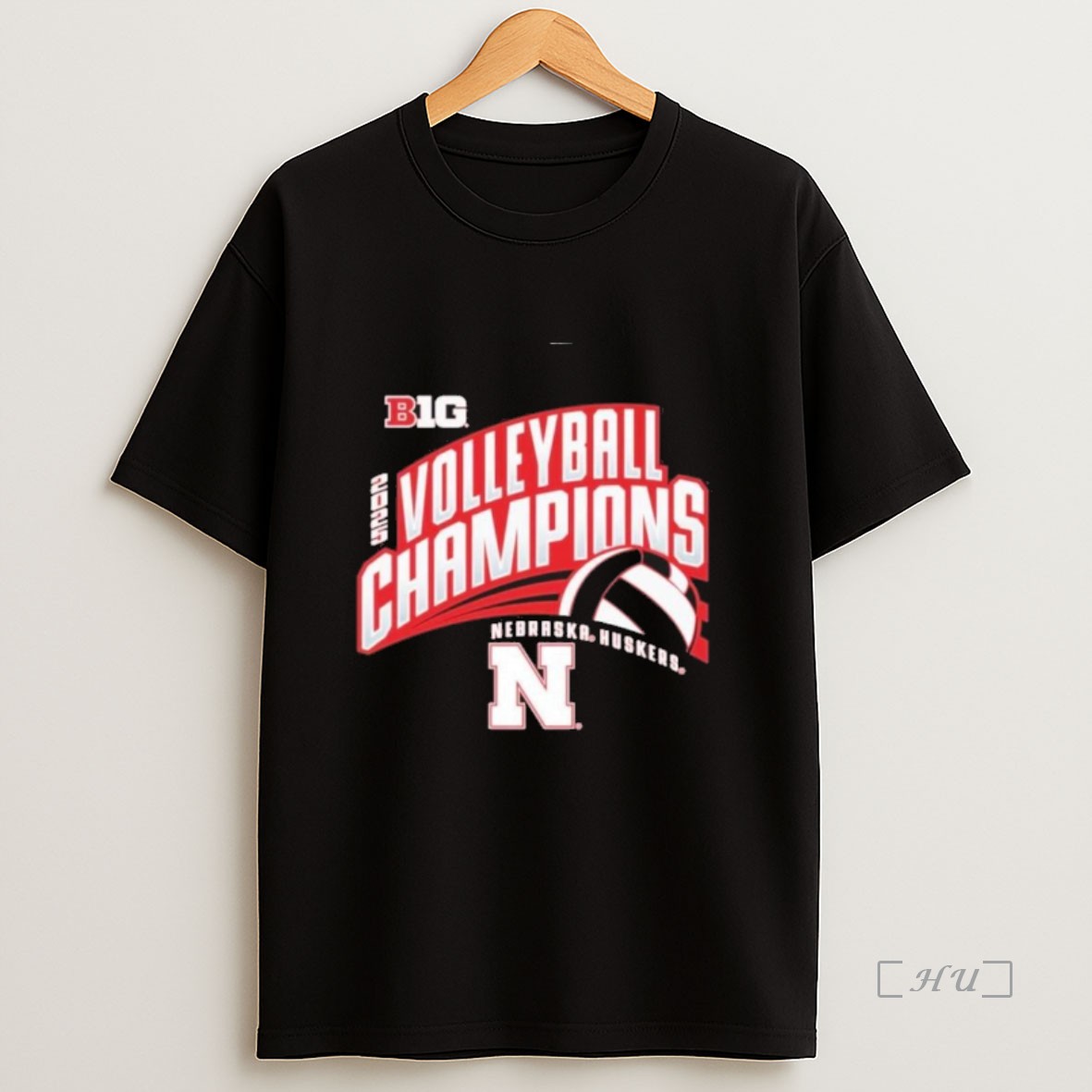 Officials Nebraska Huskers 2025 Big 10 Womens Volleyball Regular Season Champions Locker Room Premium Shirt Sweatshirt Tee