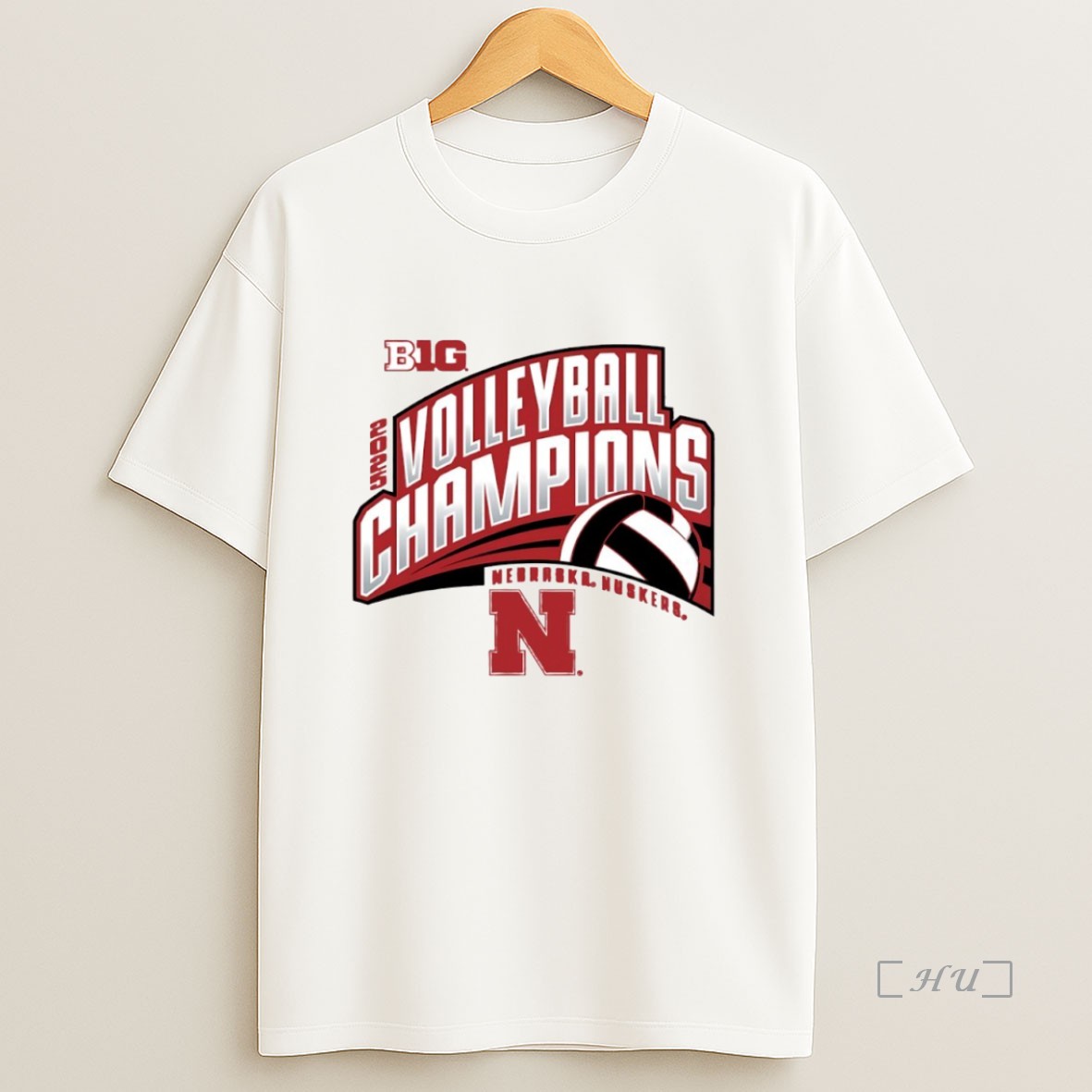 Officials Nebraska Huskers 2025 Big 10 Womens Volleyball Regular Season Champions Circle Premium Shirt Sweatshirt Tee