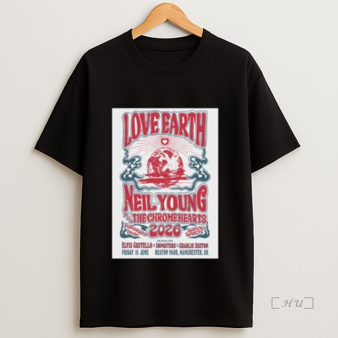 Officials Neil Young The Chrome Hearts Manchester Uk June 19 2026 Concert Premium Shirt Sweatshirt Tee