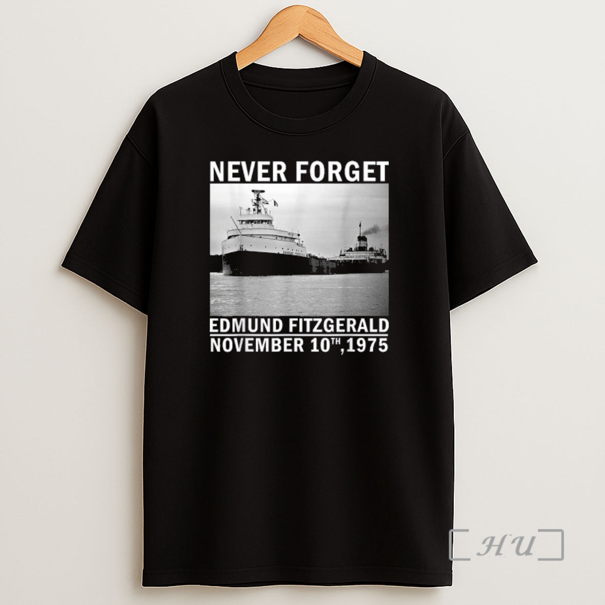 Officials Never Forget Edmund Fitzgerald Memorial Tee Nov 10 1975 Premium Shirt Sweatshirt Tee