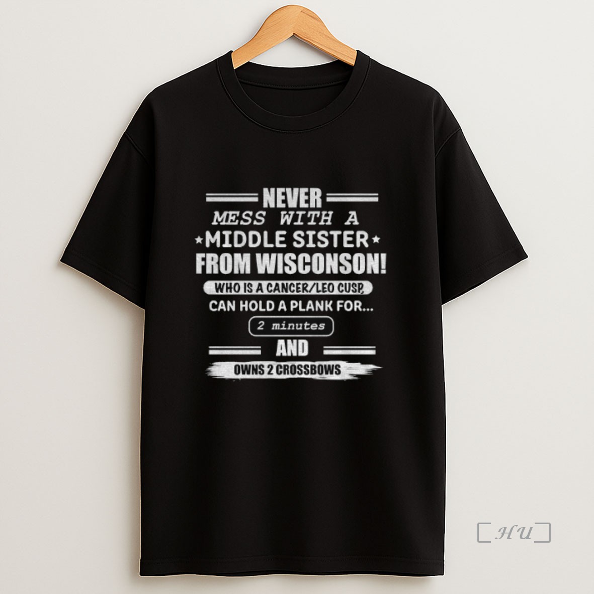 Officials Never Mess With A Middle Sister Fromwisconson Who Is A Cancer Leo Cusp Can Hold A Plank For 2 Minutes Premium Shirt Sweatshirt Tee