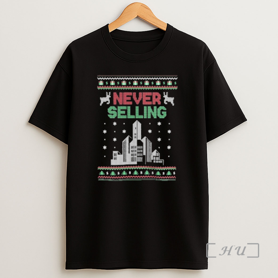 Officials Never Selling Real Estate Ugly Christmas Sweat Premium Shirt Sweatshirt Tee