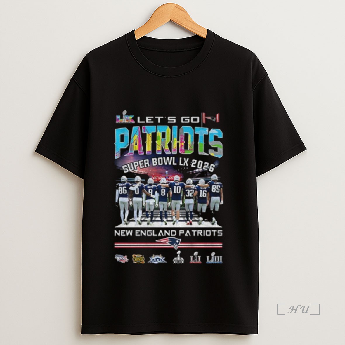 Officials New England Patriot Lets Go Patriots Super Bowl Lx 2026 Nfl Football Premium Shirt Sweatshirt Tee