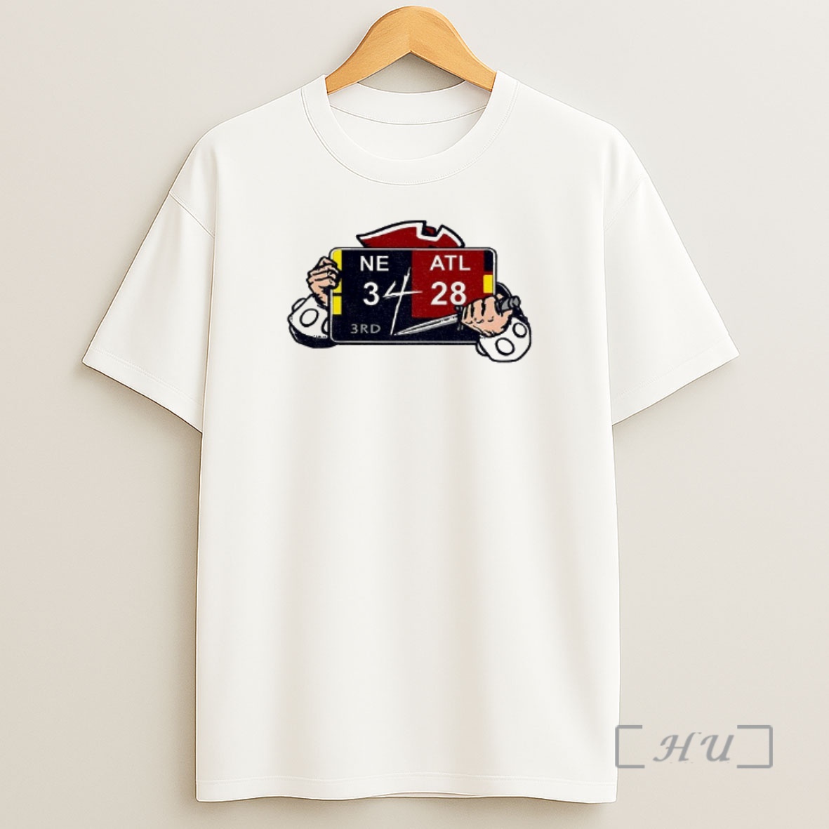 Officials New England Patriots 34 Atlanta Falcons 28 Super Bowl Li 3rd Vintage Premium Shirt Sweatshirt Tee