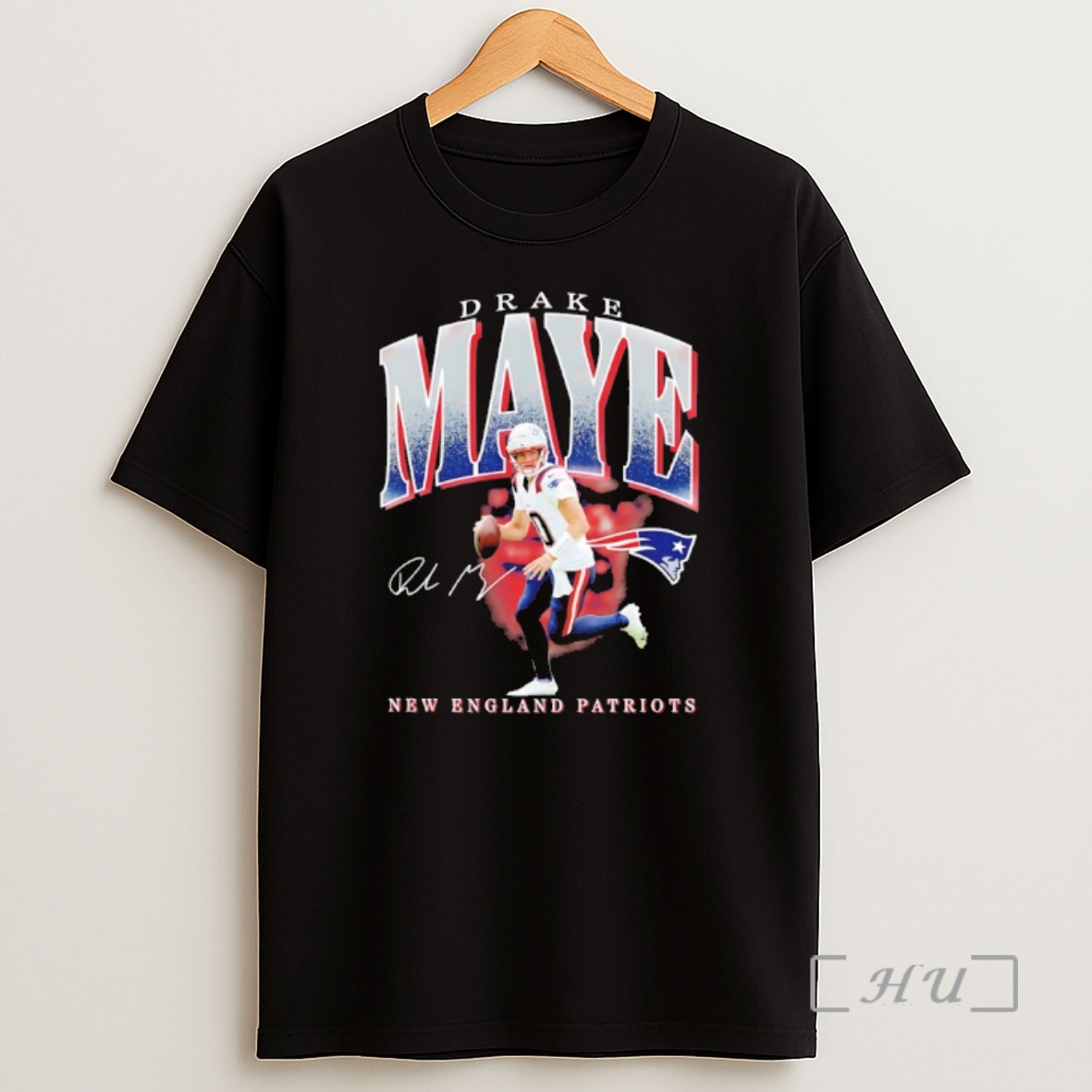 Officials New England Patriots Drake Maye Player Signature Vintage Premium Shirt Sweatshirt Tee