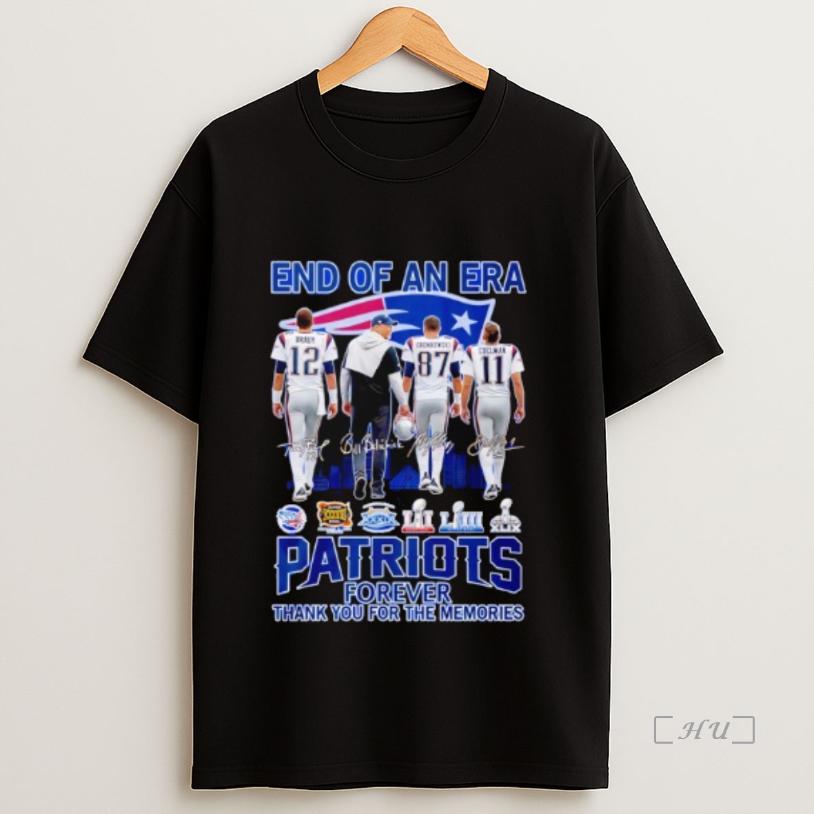 Officials New England Patriots End Of An Era 2025 Thank You Premium Shirt Sweatshirt Tee