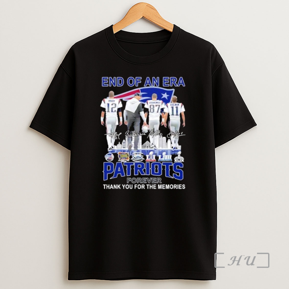 Officials New England Patriots End Of An Era With Brady Edelman 2025 Premium Shirt Sweatshirt Tee