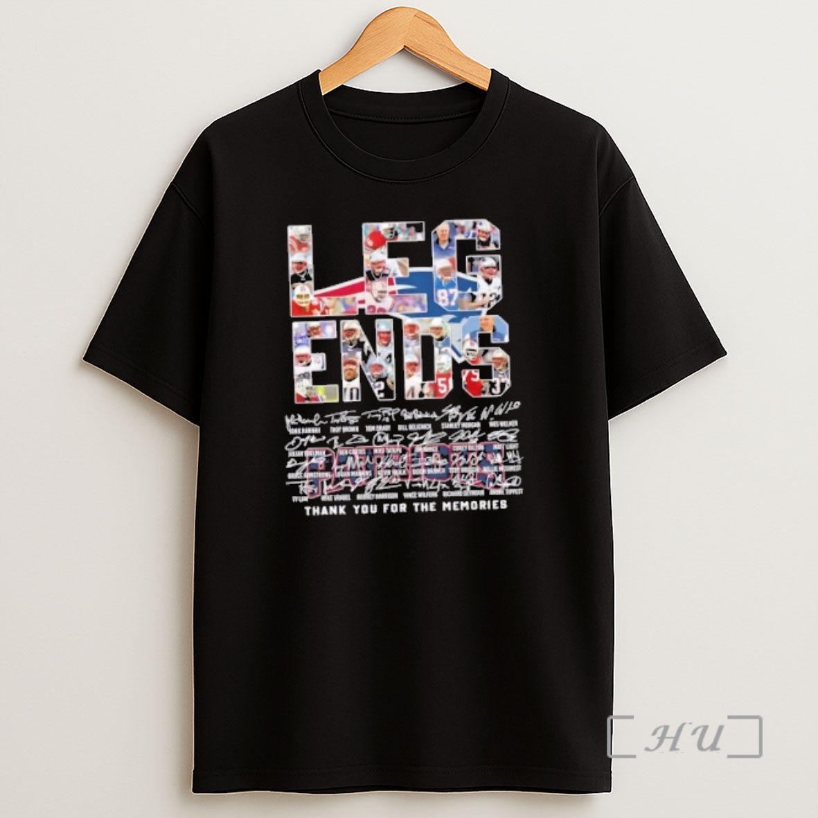 Officials New England Patriots All Names Thank You For The Memories Signatures Premium Shirt Sweatshirt Tee