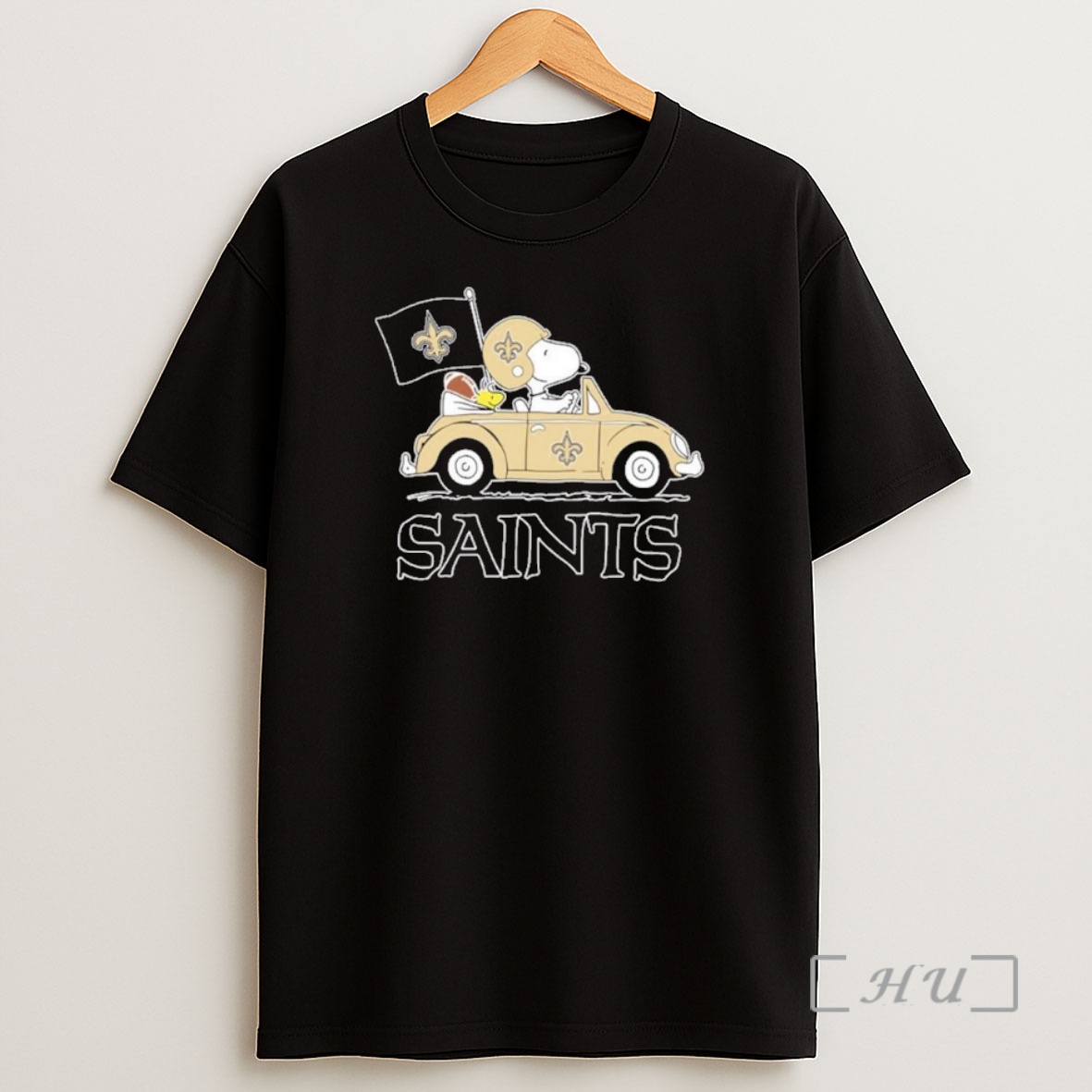 Officials New Orleans Saints Football X Snoopy Drive Car Premium Shirt Sweatshirt Tee