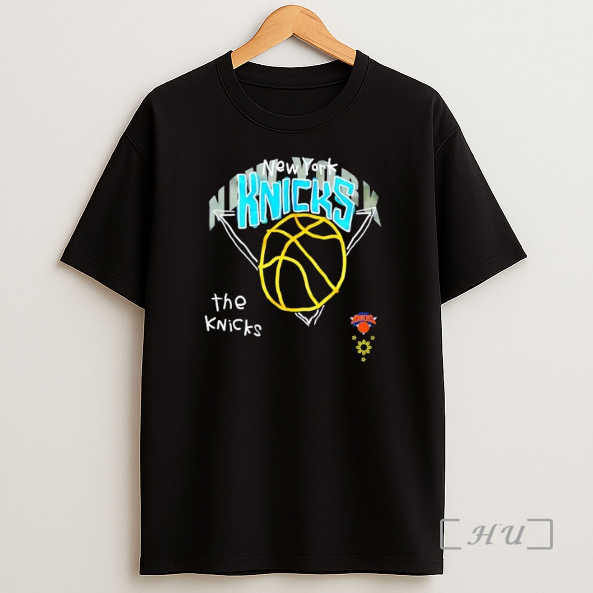 Officials New York Knicks Nba Sketched Basketball Graphic Premium Shirt Sweatshirt Tee