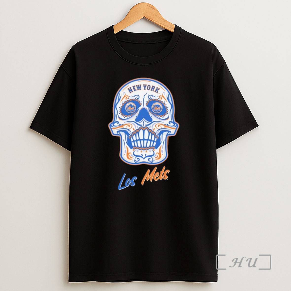 Officials New York Mets Sugar Skull Boxy Premium Shirt Sweatshirt Tee