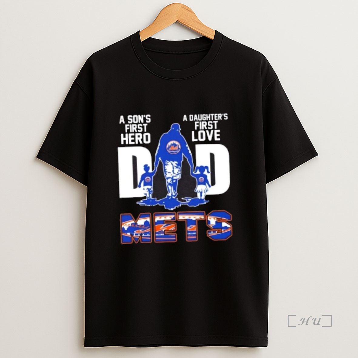 Officials New York Mets A Sons First Hero A Daughters Love Dad Premium Shirt Sweatshirt Tee