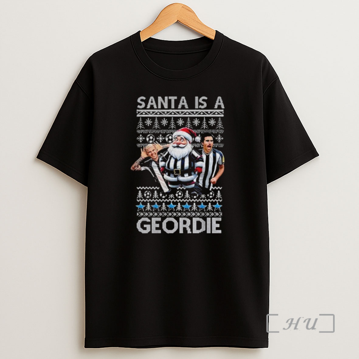 Officials Newcastle Santa Is A Geordie Premium Shirt Sweatshirt Tee