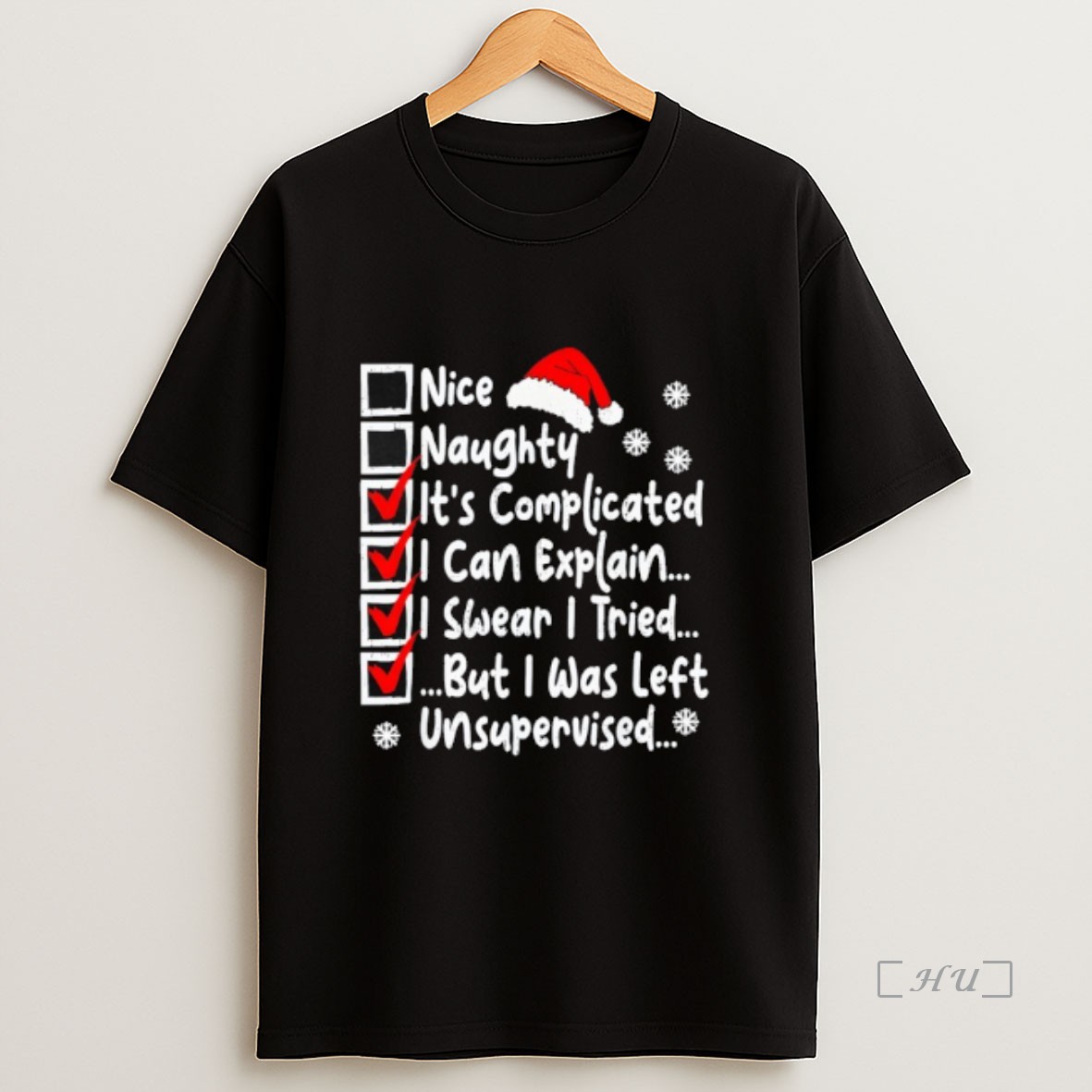 Officials Nice Naughty Multi Checklist Funny Christmas List Family Premium Shirt Sweatshirt Tee