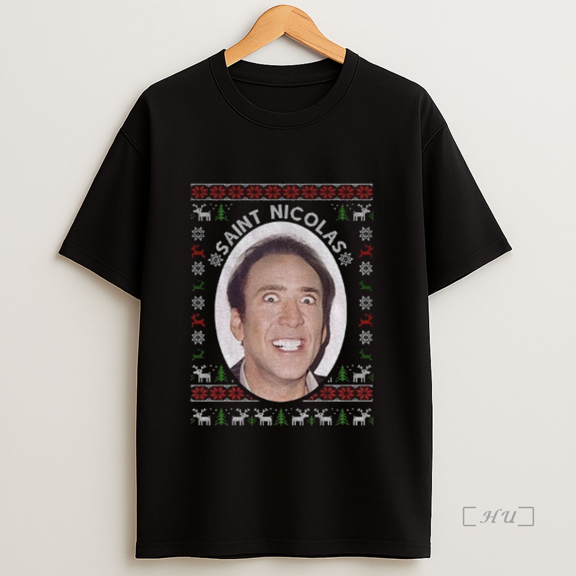 Officials Nicholas Cage Christmas Saint Nicolas Premium Shirt Sweatshirt Tee