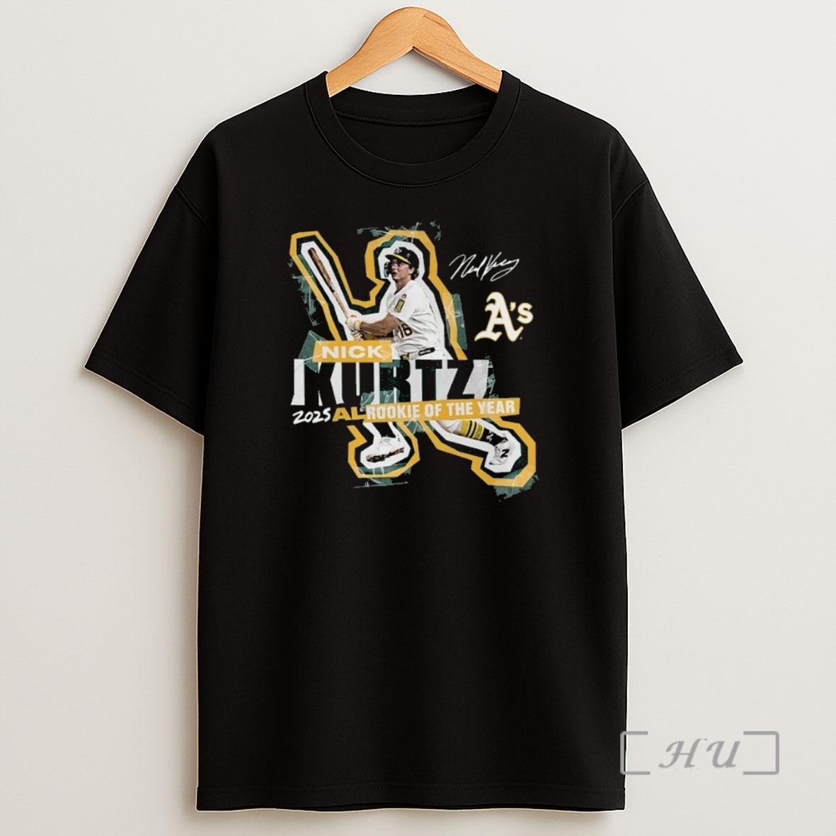 Officials Nick Kurtz Athletics 2025 American League Rookie Of The Year Premium Shirt Sweatshirt Tee