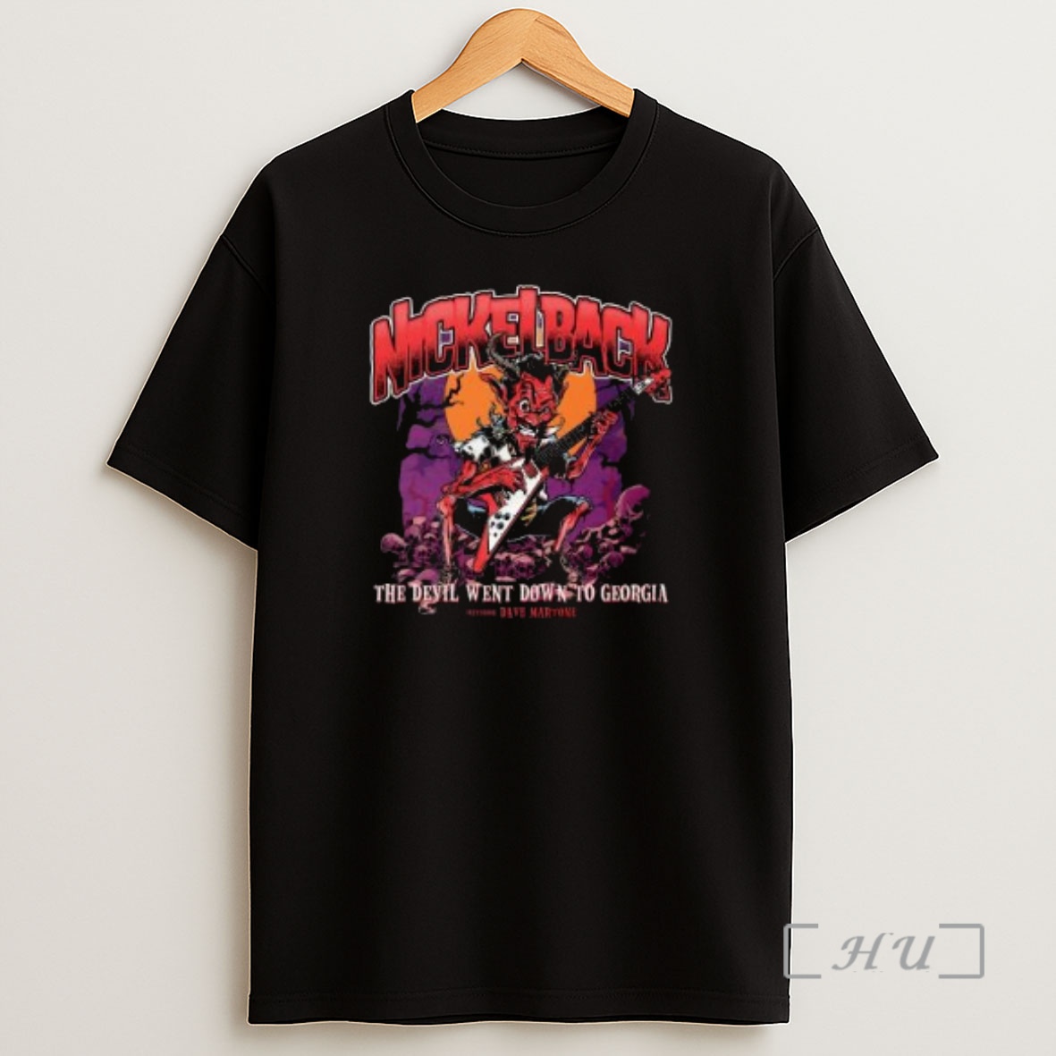 Officials Nickelback Devil Went Down Circle Black Premium Shirt Sweatshirt Tee