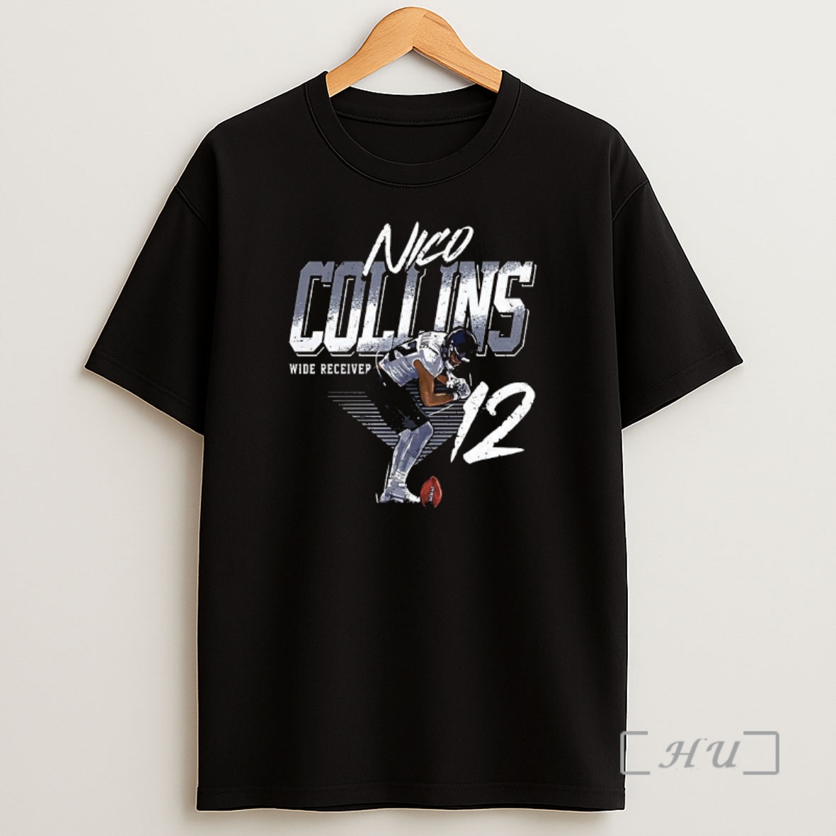 Officials Nico Collins Houston Texas Football Number 12 Wide Receiver Premium Shirt Sweatshirt Tee