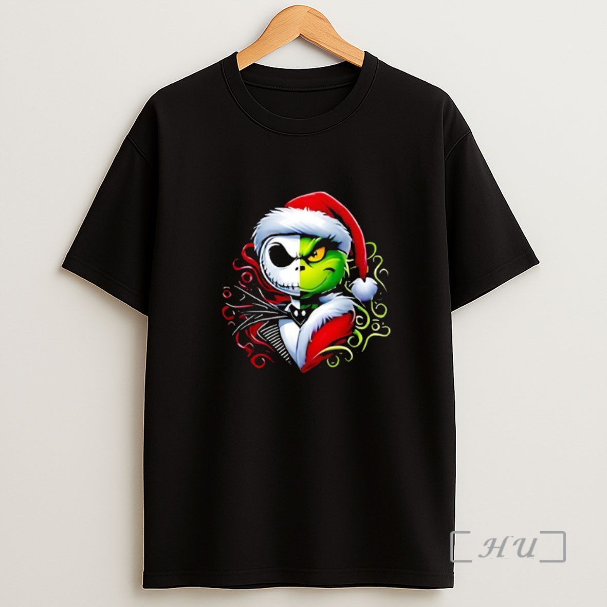 Officials Nightmare Before Christmas Grinch Skeleton Premium Shirt Sweatshirt Tee