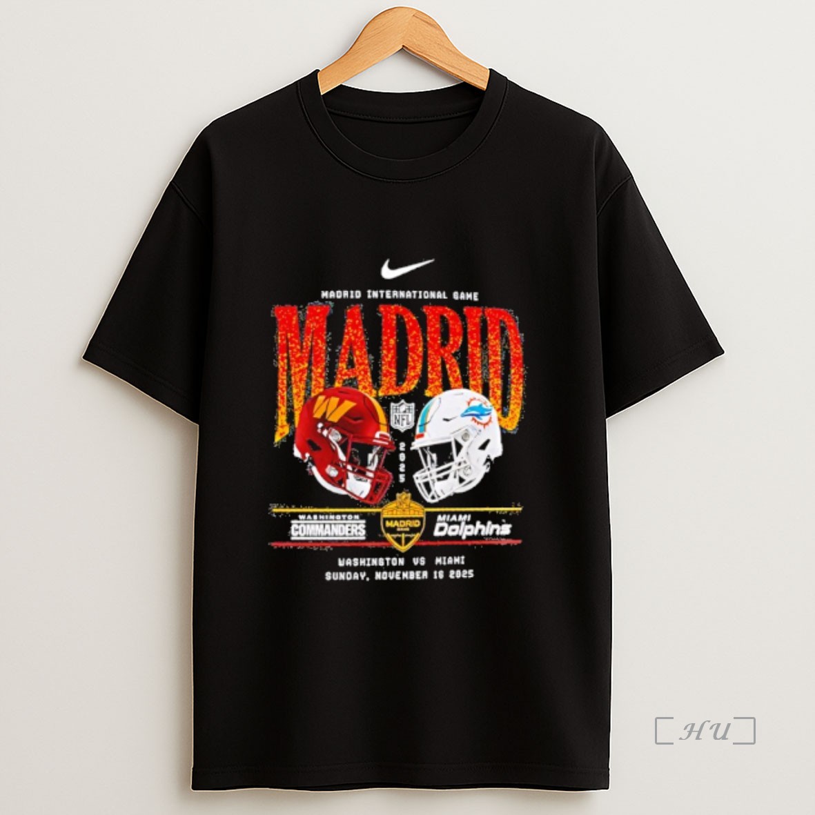 Officials Nike Madrid International Game Washington Vs Miami Sunday November 16 Premium Shirt Sweatshirt Tee