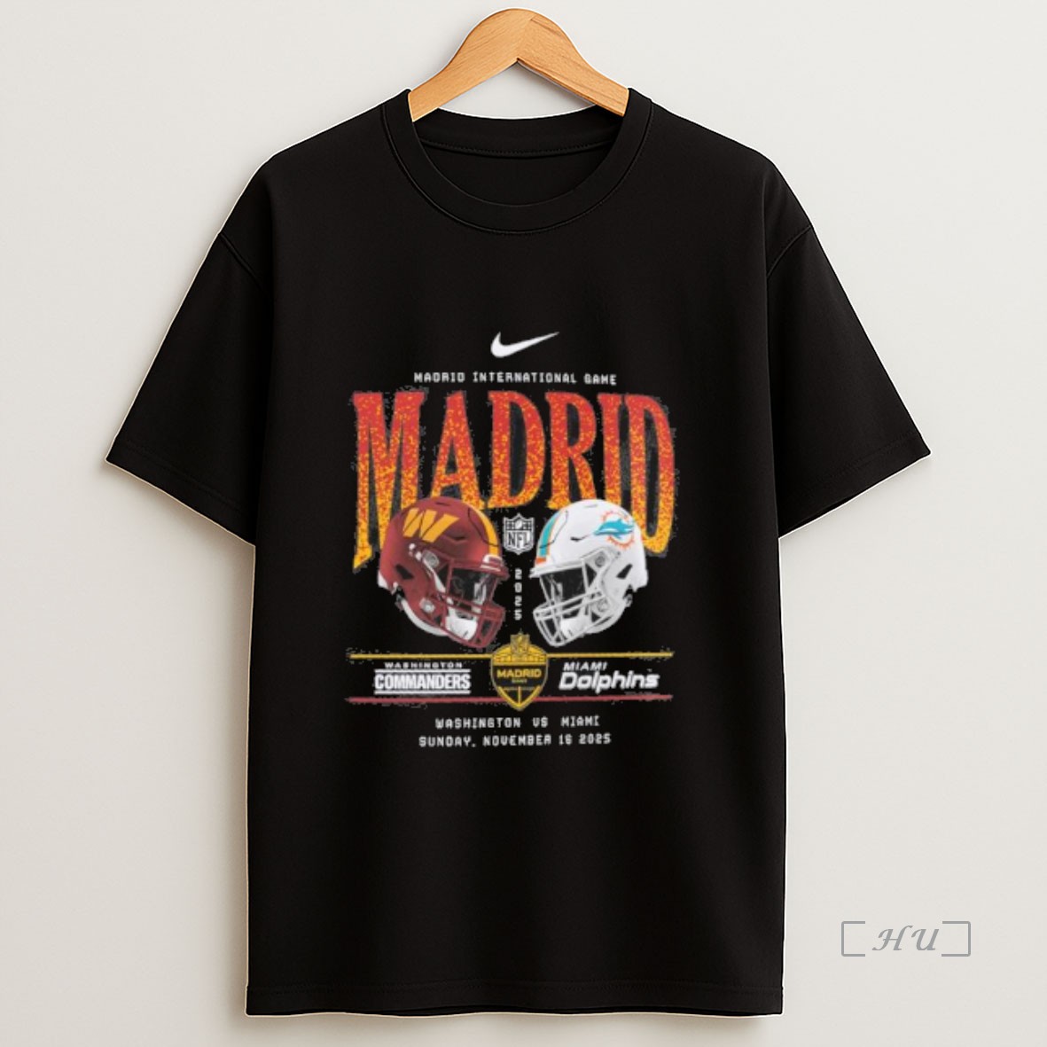 Officials Nike Madrid International Game Washington Vs Premium Shirt Sweatshirt Tee