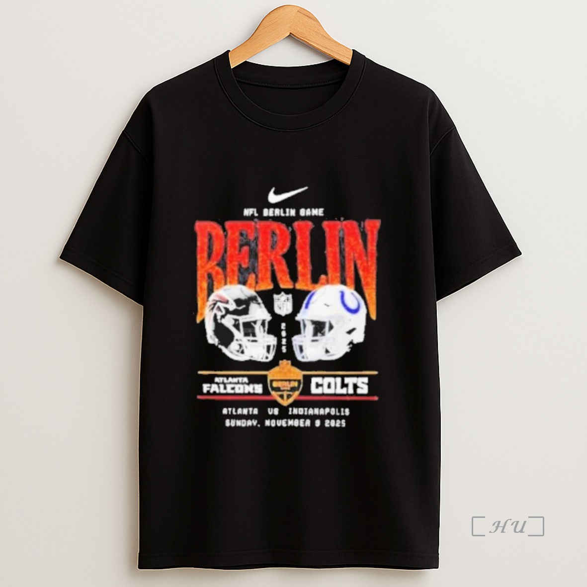 Officials Nike Nfl Atlanta Falcons Vs Indianapolis Colts 2025 International Games Berlin Premium Shirt Sweatshirt Tee