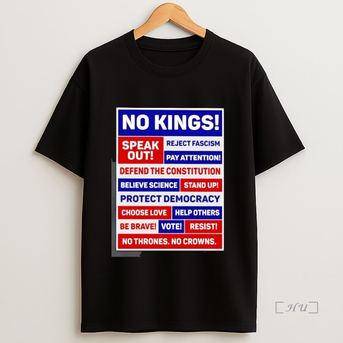 Officials No Kings Speak Out Reject Fascism Pay Attention No Thrones No Crowns Premium Shirt Sweatshirt Tee