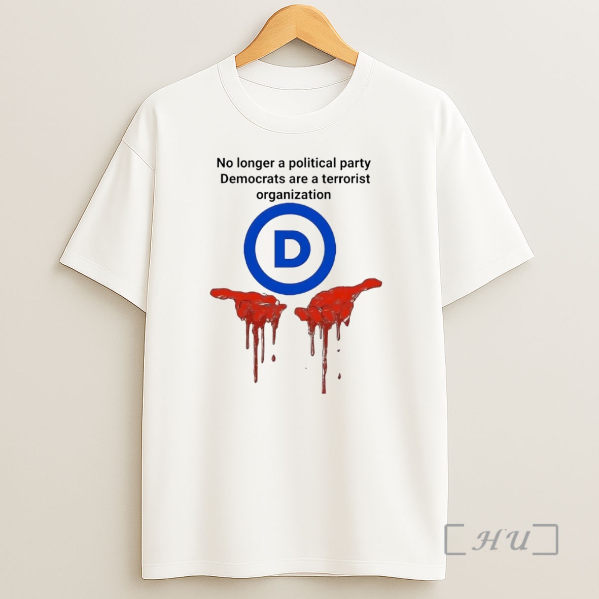 Officials No Longer A Political Party Democrats Are A Terrorist Organization Premium Shirt Sweatshirt Tee