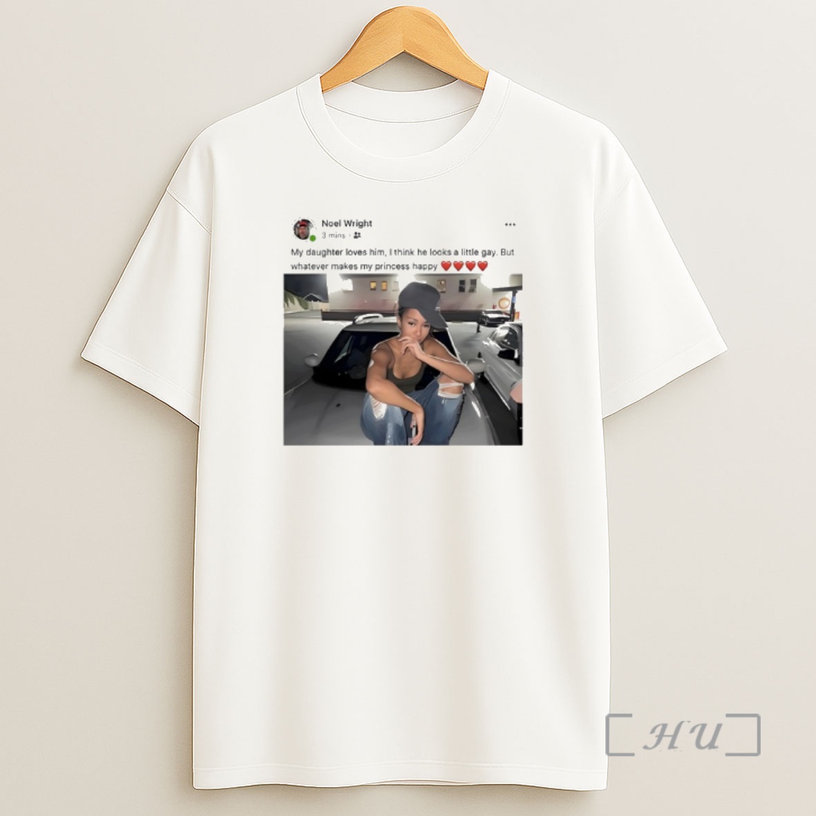 Officials Noel Wright My Daughter Loves Him Premium Shirt Sweatshirt Tee