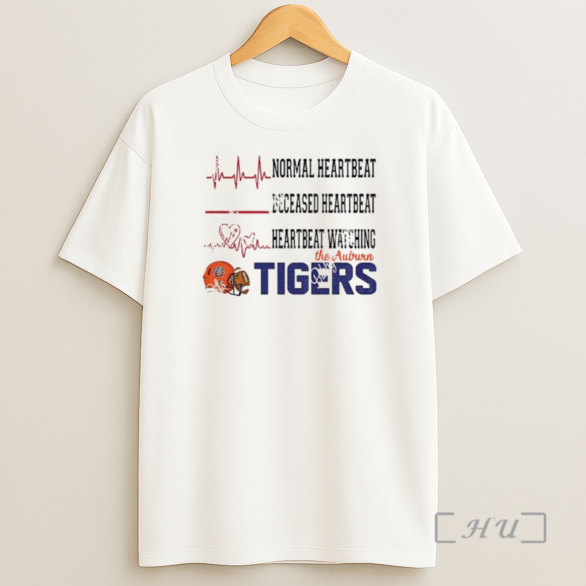 Officials Normal Heartbeat Deceased Heartbeat Heartbeat Watching The Auburn Tigers Football Nfl 2025 Premium Shirt Sweatshirt Tee
