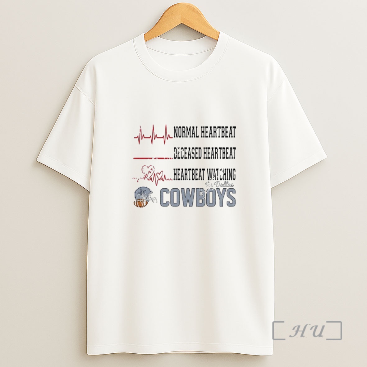 Officials Normal Heartbeat Deceased Heartbeat Heartbeat Watching The Dallas Cowboys Football Nfl 2025 Premium Shirt Sweatshirt Tee