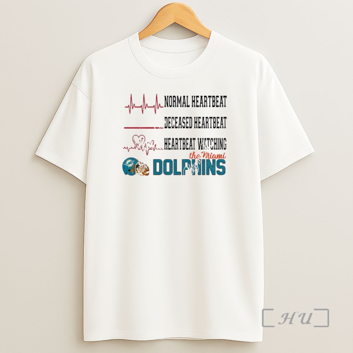Officials Normal Heartbeat Deceased Heartbeat Heartbeat Watching The Miami Dolphins Football Nfl 2025 Premium Shirt Sweatshirt Tee