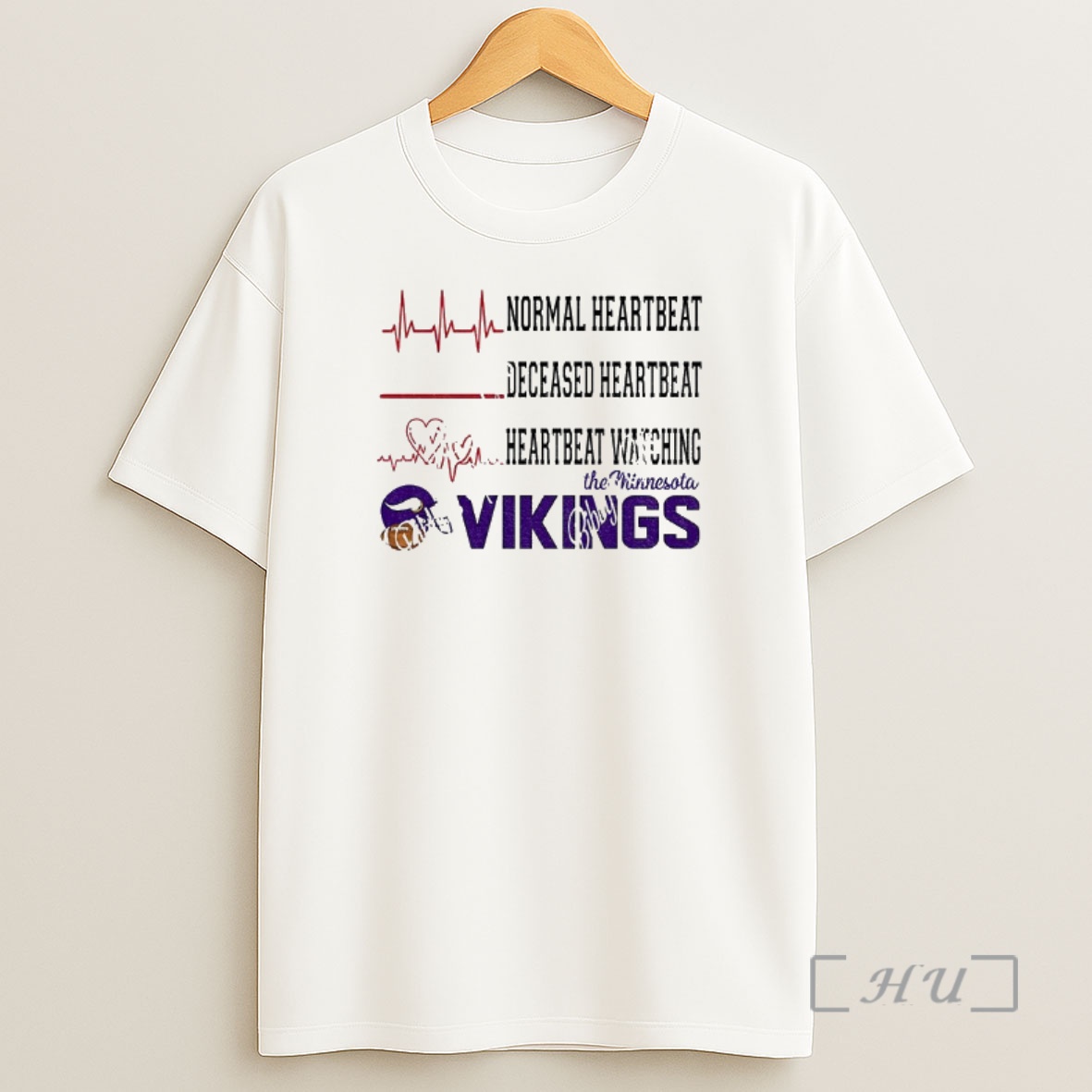Officials Normal Heartbeat Deceased Heartbeat Heartbeat Watching The Minnesota Vikings Football Nfl 2025 Premium Shirt Sweatshirt Tee