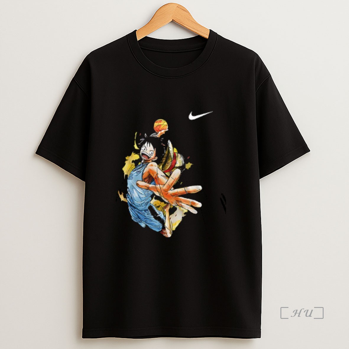 Officials North Carolina Tar Heels X One Piece Luffy Double Sided Graphic Premium Shirt Sweatshirt Tee