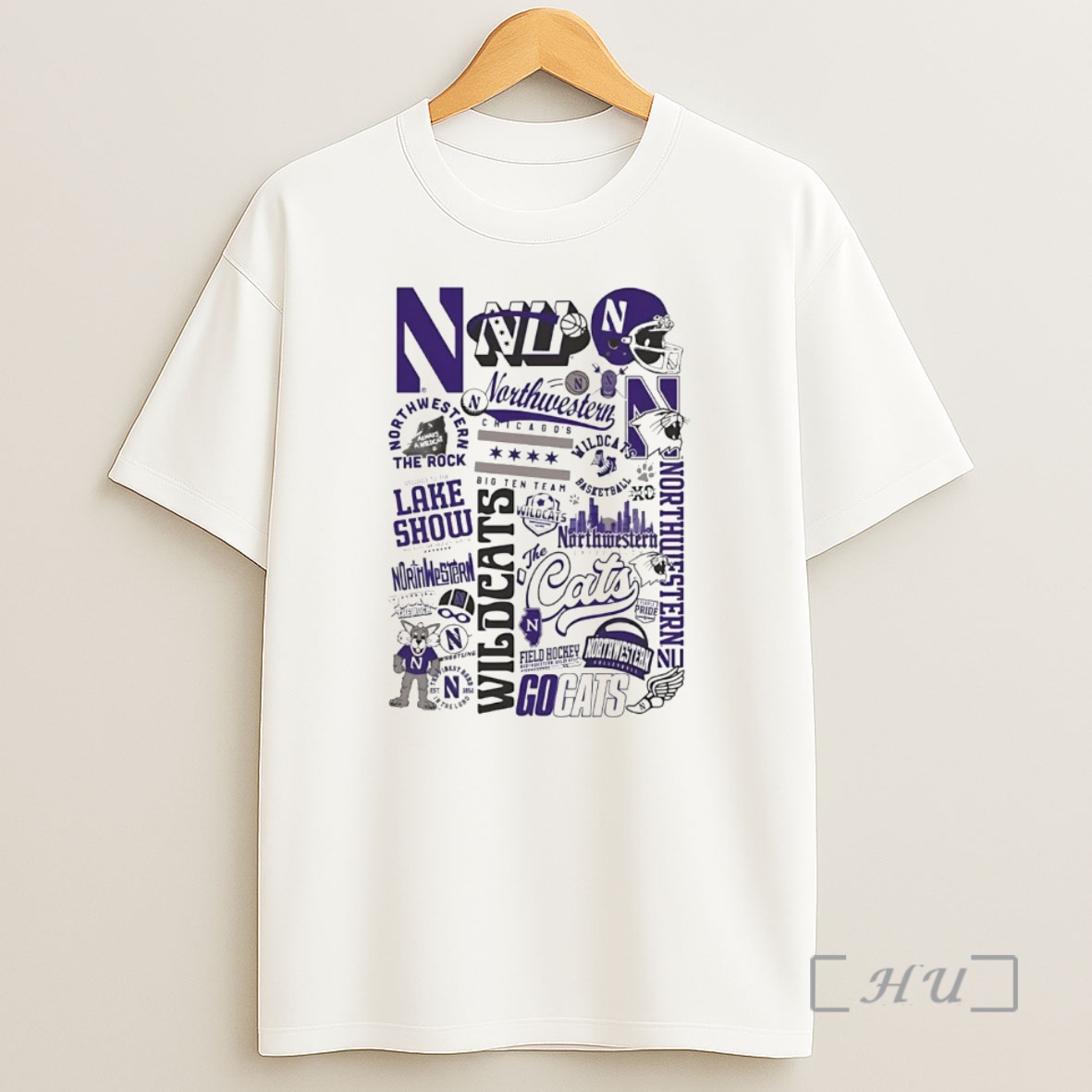 Officials Northwestern Wildcats Symbols Go Cats Premium Shirt Sweatshirt Tee